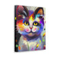 "Fur Florals" - Canvas