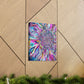 Psychedelic Bloom. - Canvas