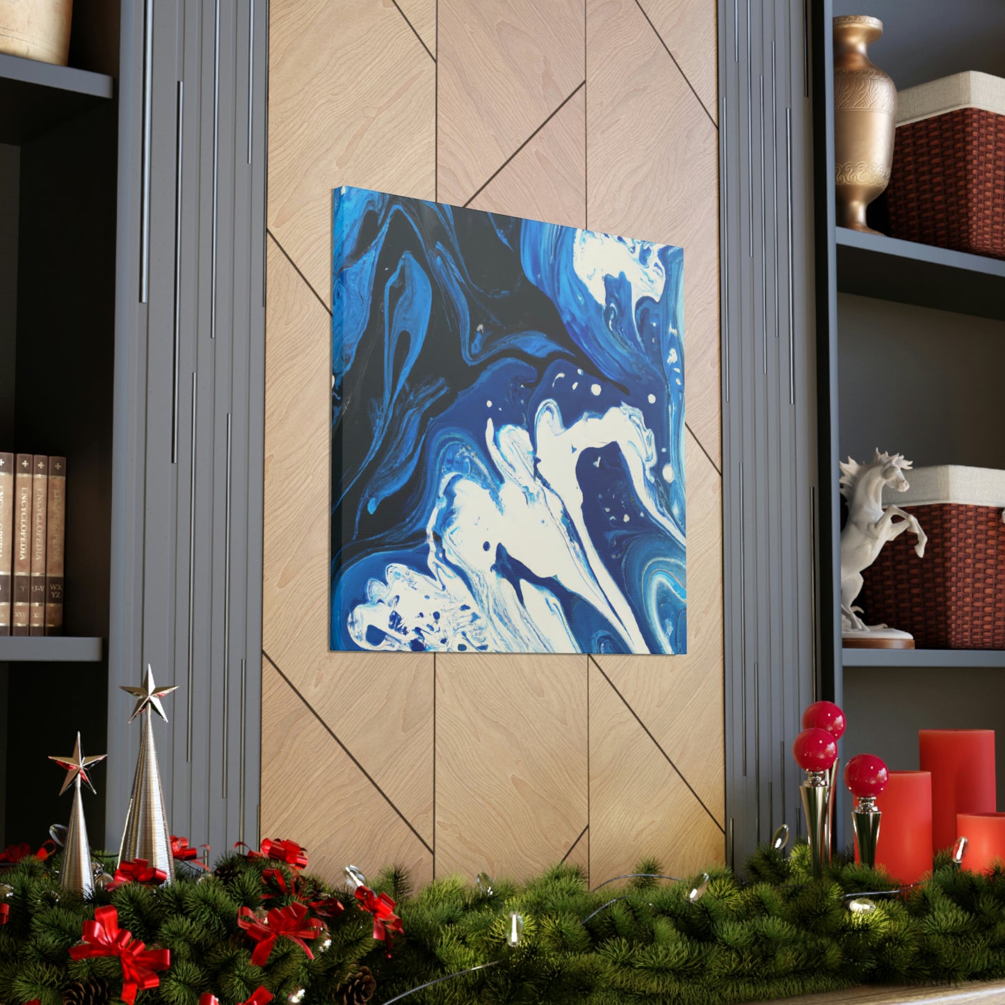 Blue Flux - Canvas