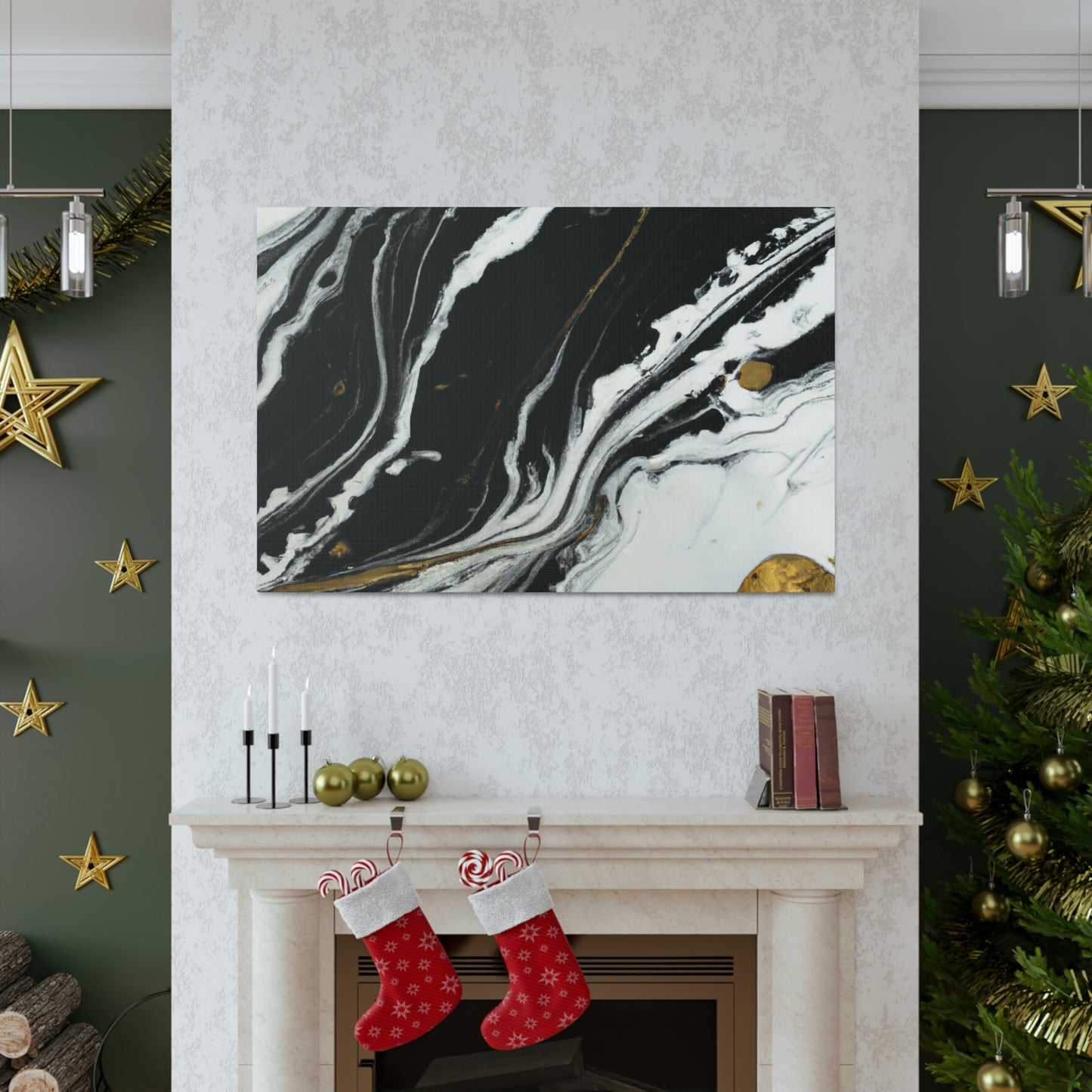 Spectral Mosaic Glow - Canvas