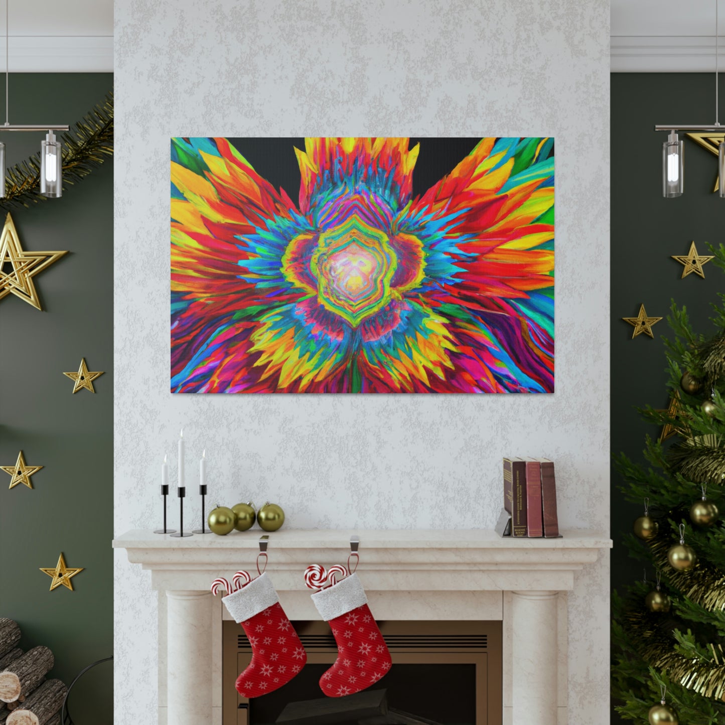 Vivid Botanica. - Canvas