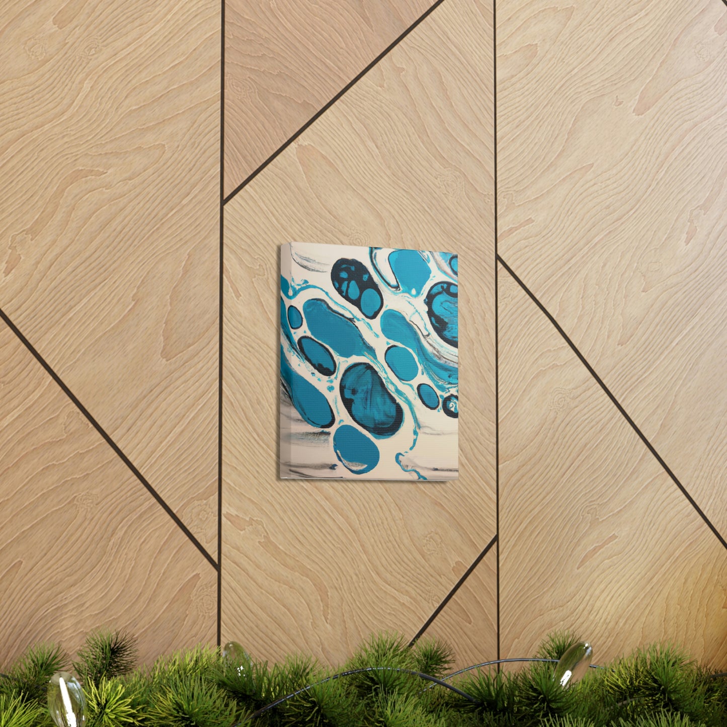 "Aqua Flow" - Canvas