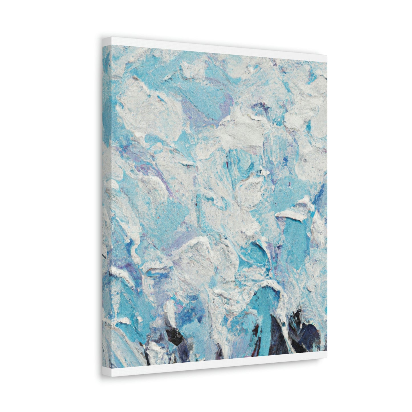 "Aqua Lace" - Canvas