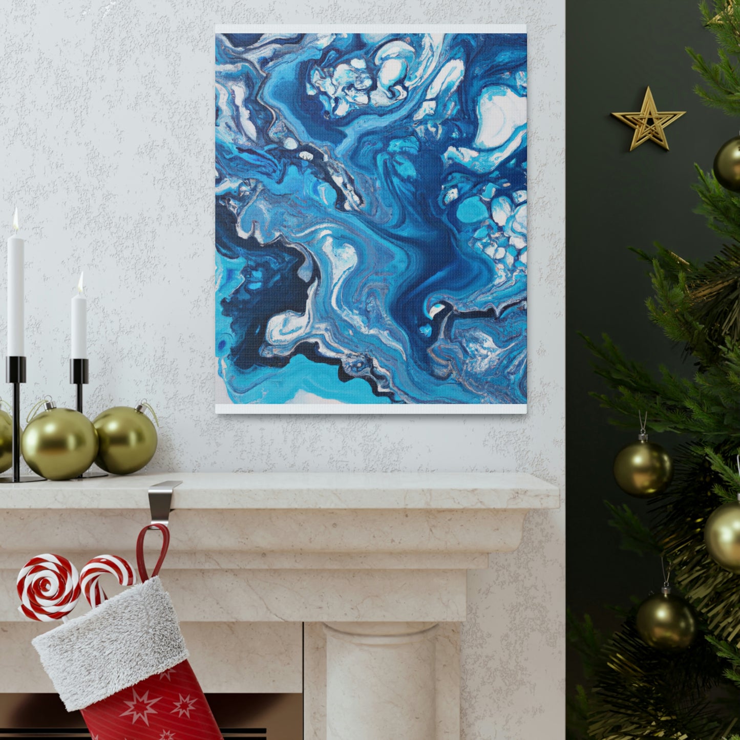 Blue Elegance - Canvas
