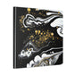 Golden Flow Fusion - Canvas