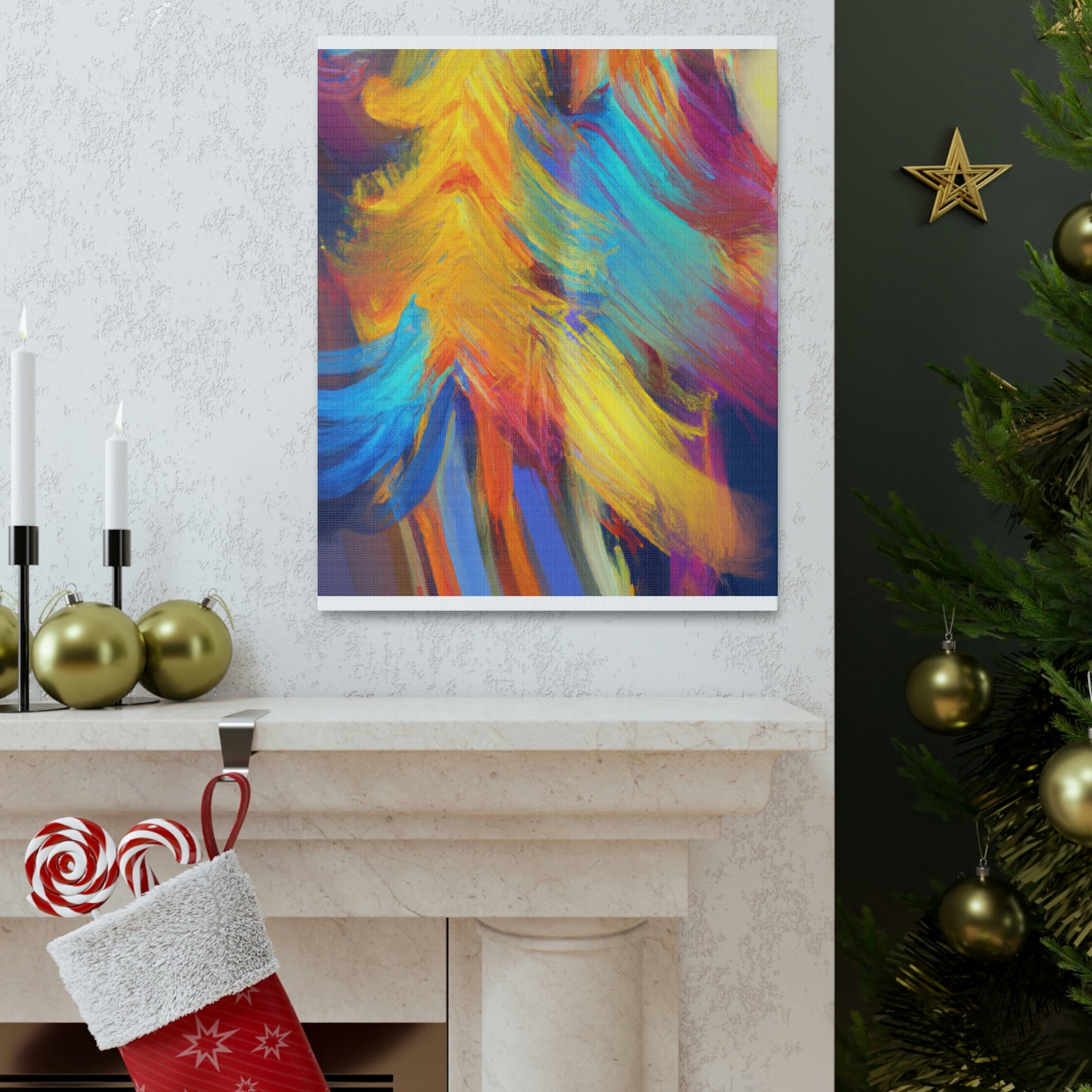 Colorful Brush Cords. - Canvas