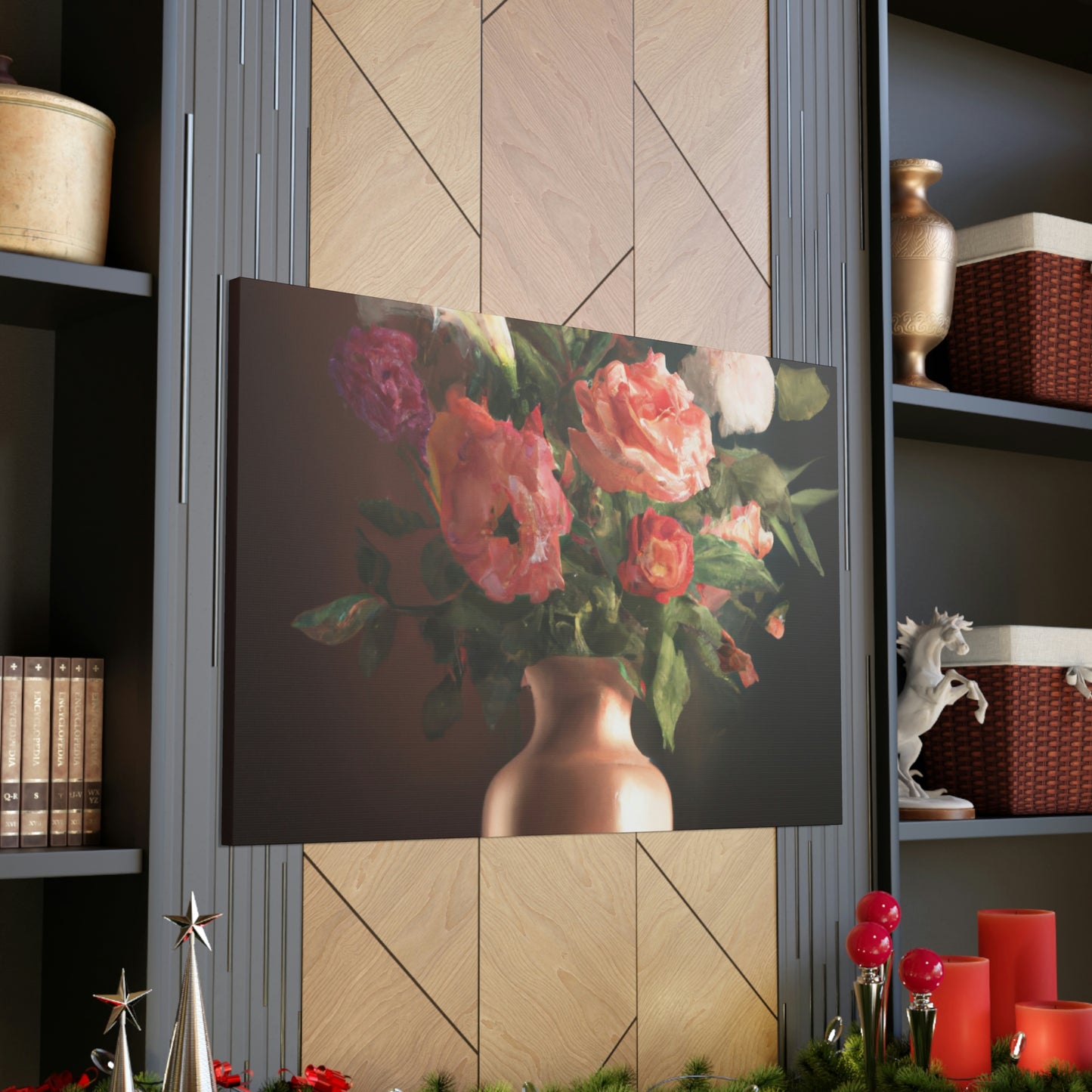 "Floral Finery Wonderland" - Canvas