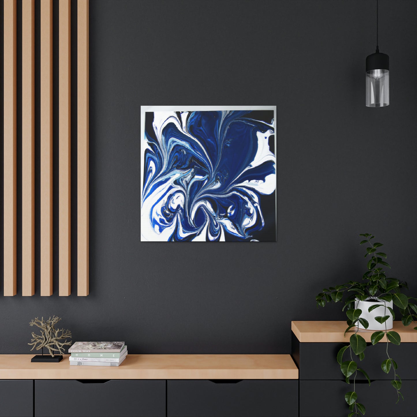 Blue Embrace. - Canvas