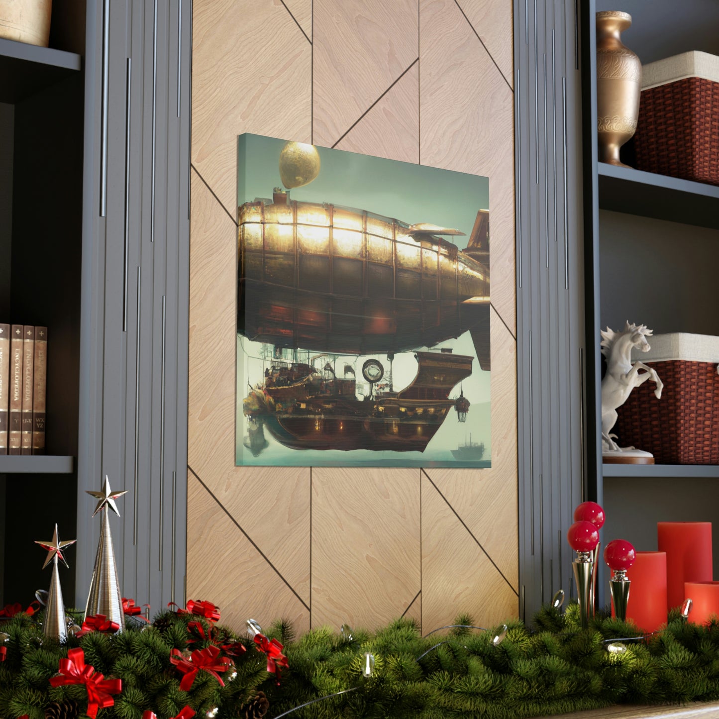 Steampunk Airship Digital
Digital Living Airship
Airship Living Digital - Canvas