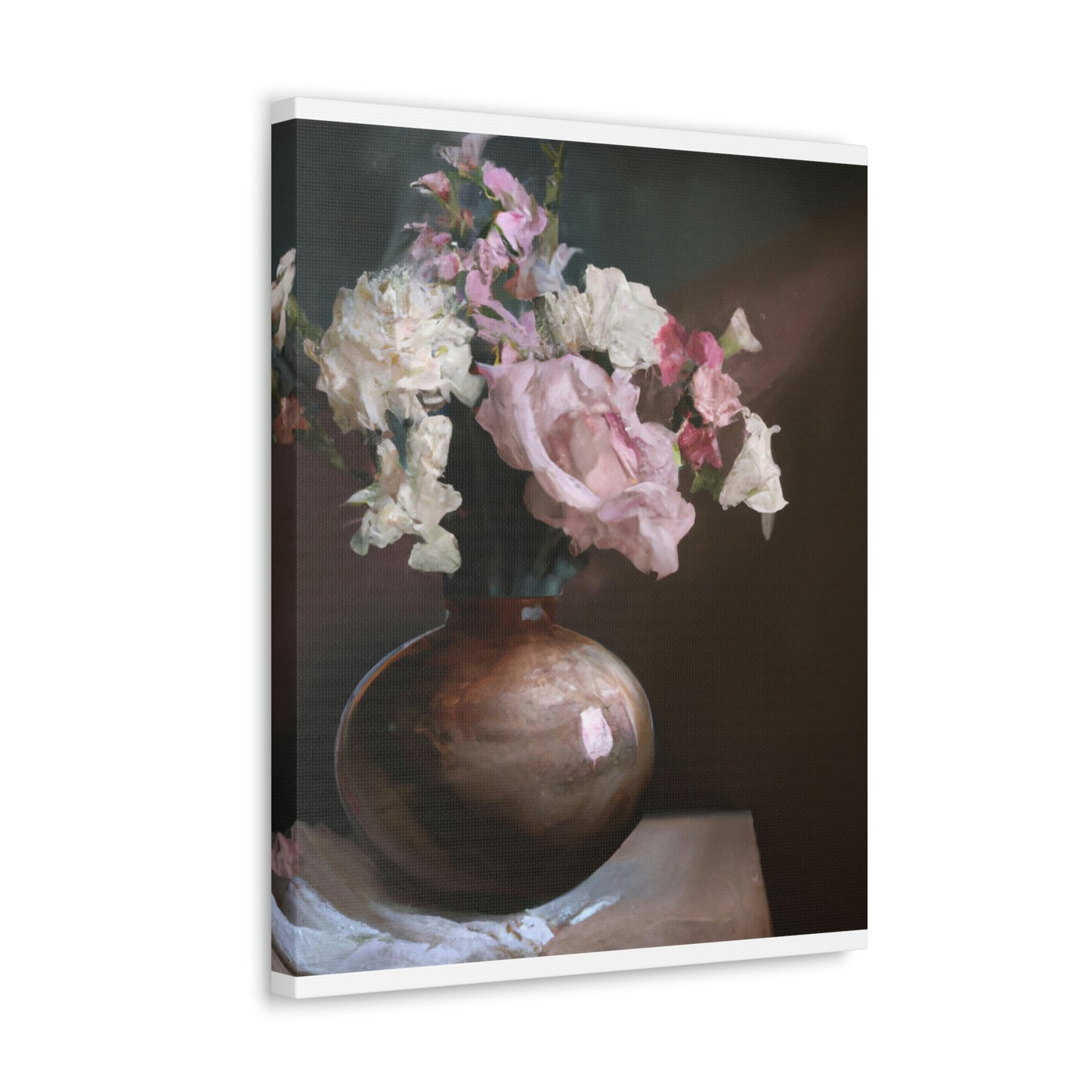 "Delicate Floral Detail" - Canvas