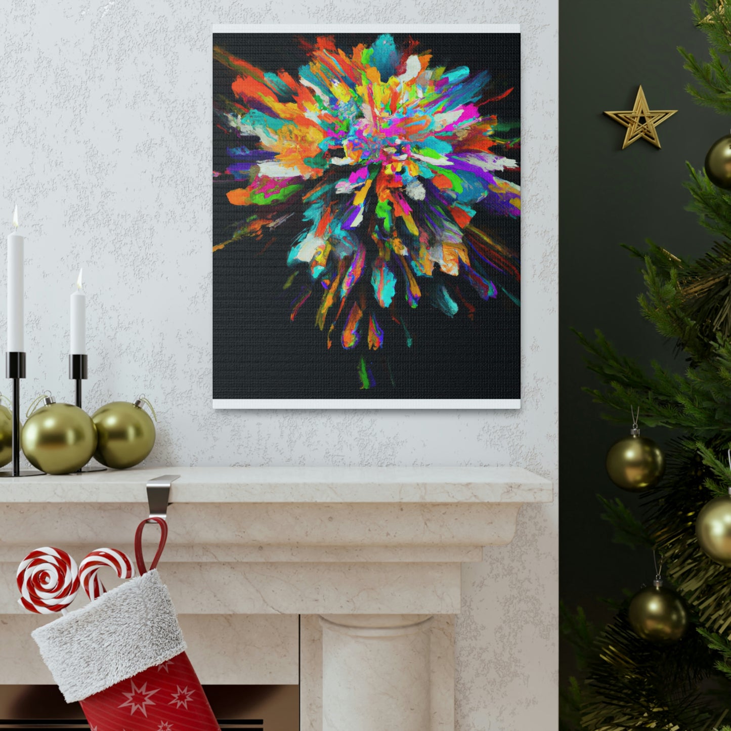 Psychedelic Bloom - Canvas