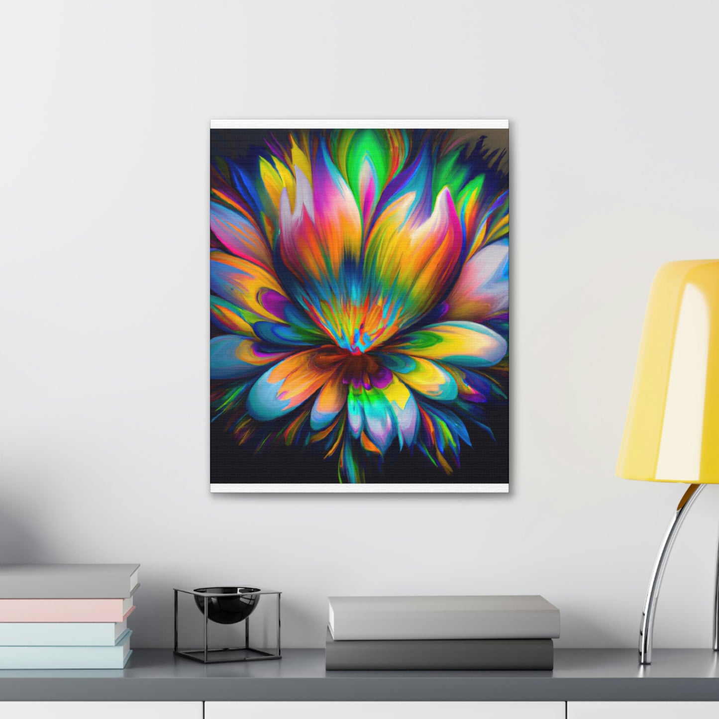 "Psychedelic Bloom" - Canvas