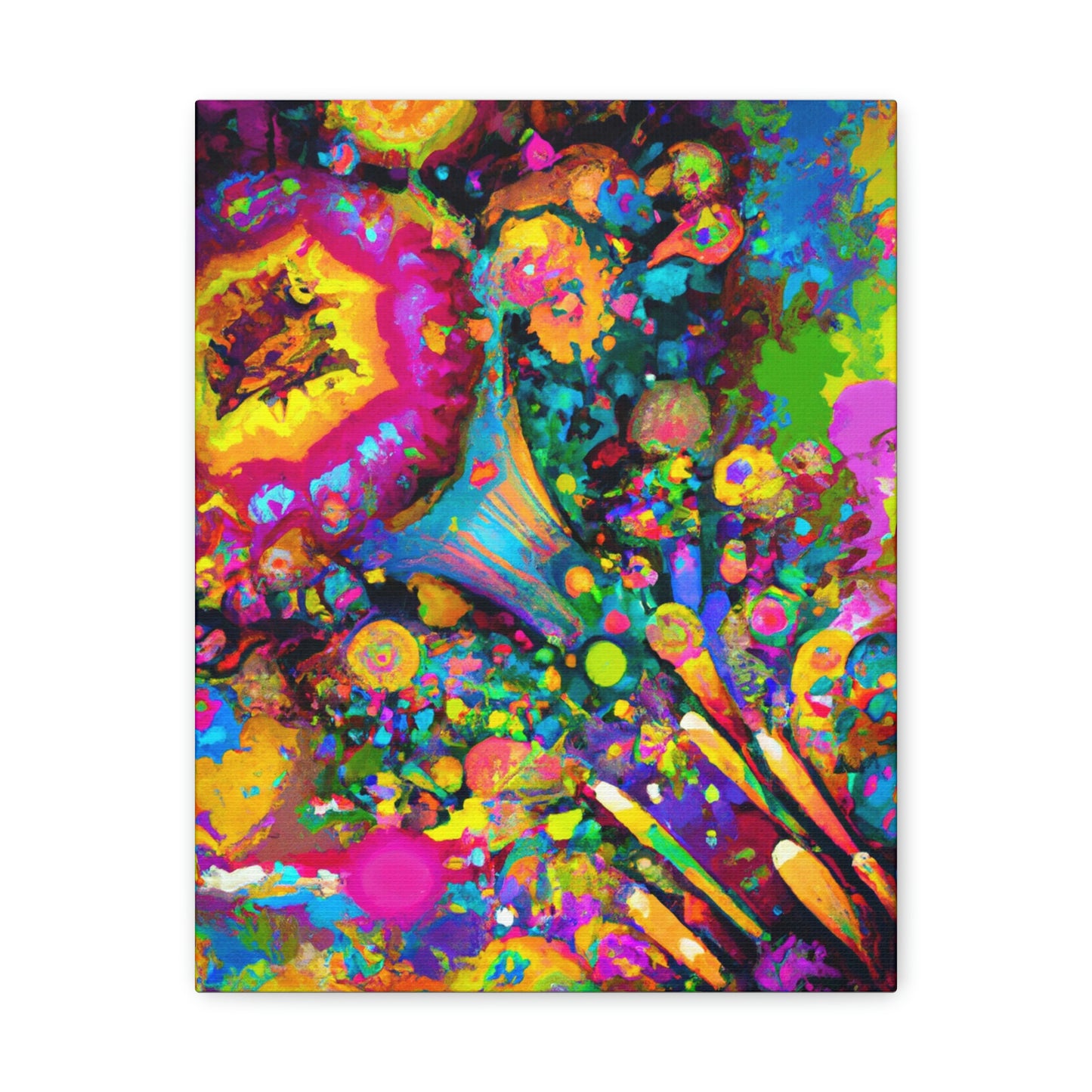 "Psychedelic Bloom" - Canvas