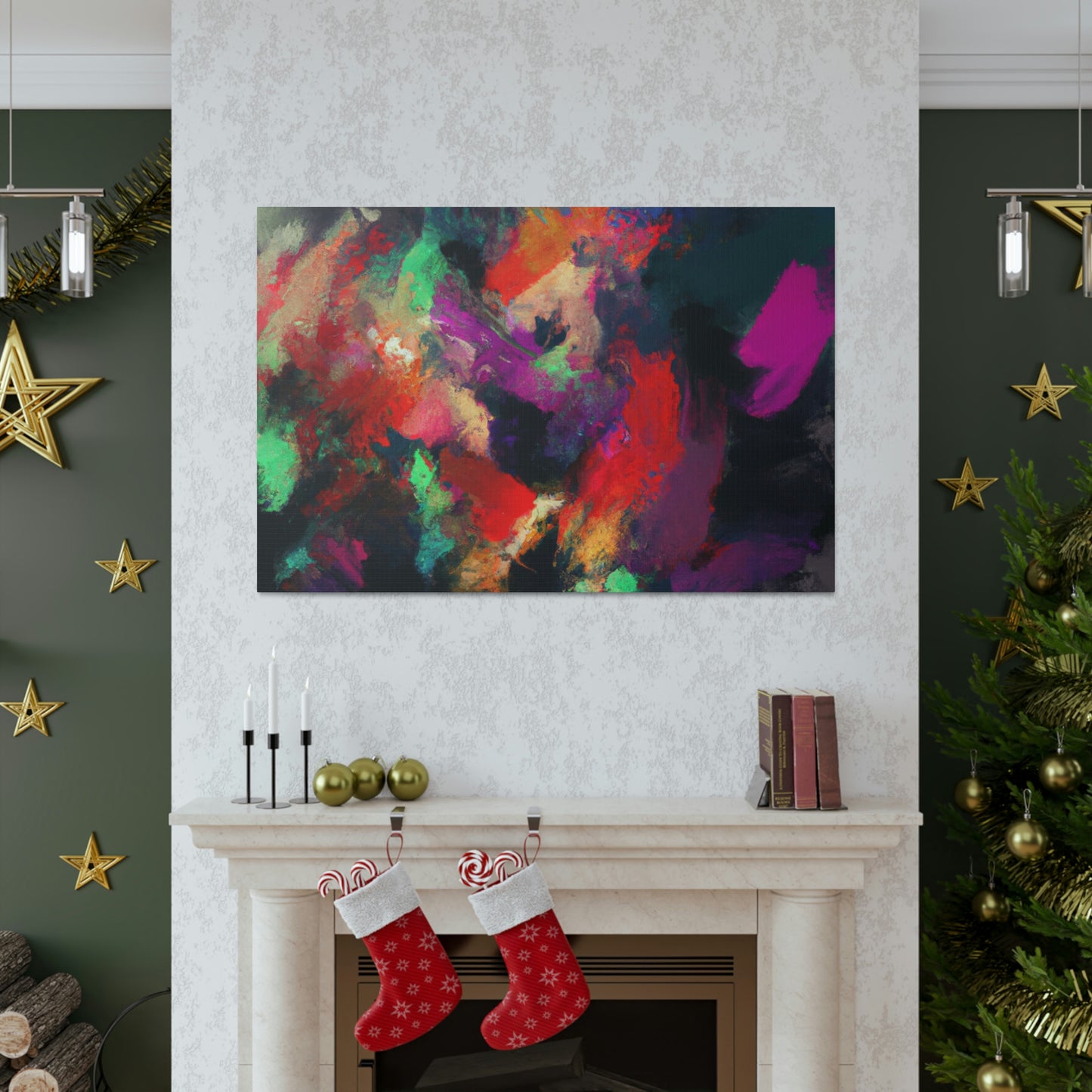Vivid Vibes. - Canvas