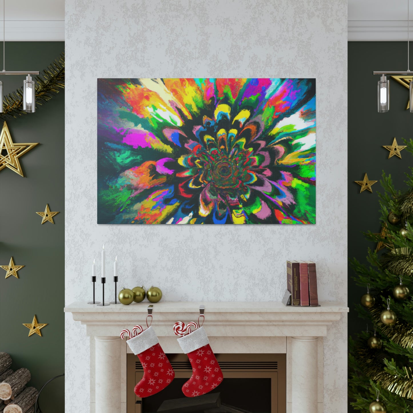 Vivid Flora. - Canvas