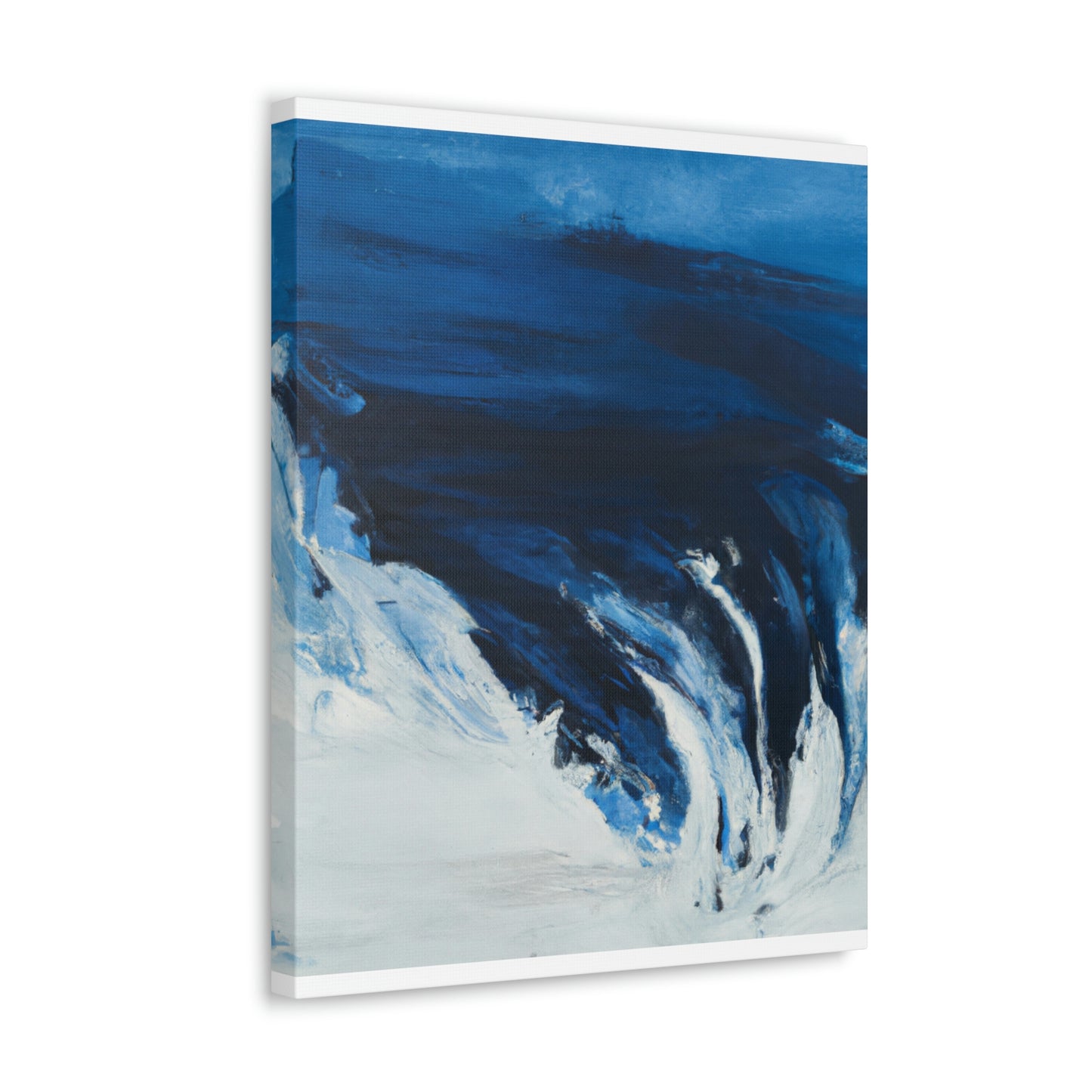 Blue Intricate Flux. - Canvas