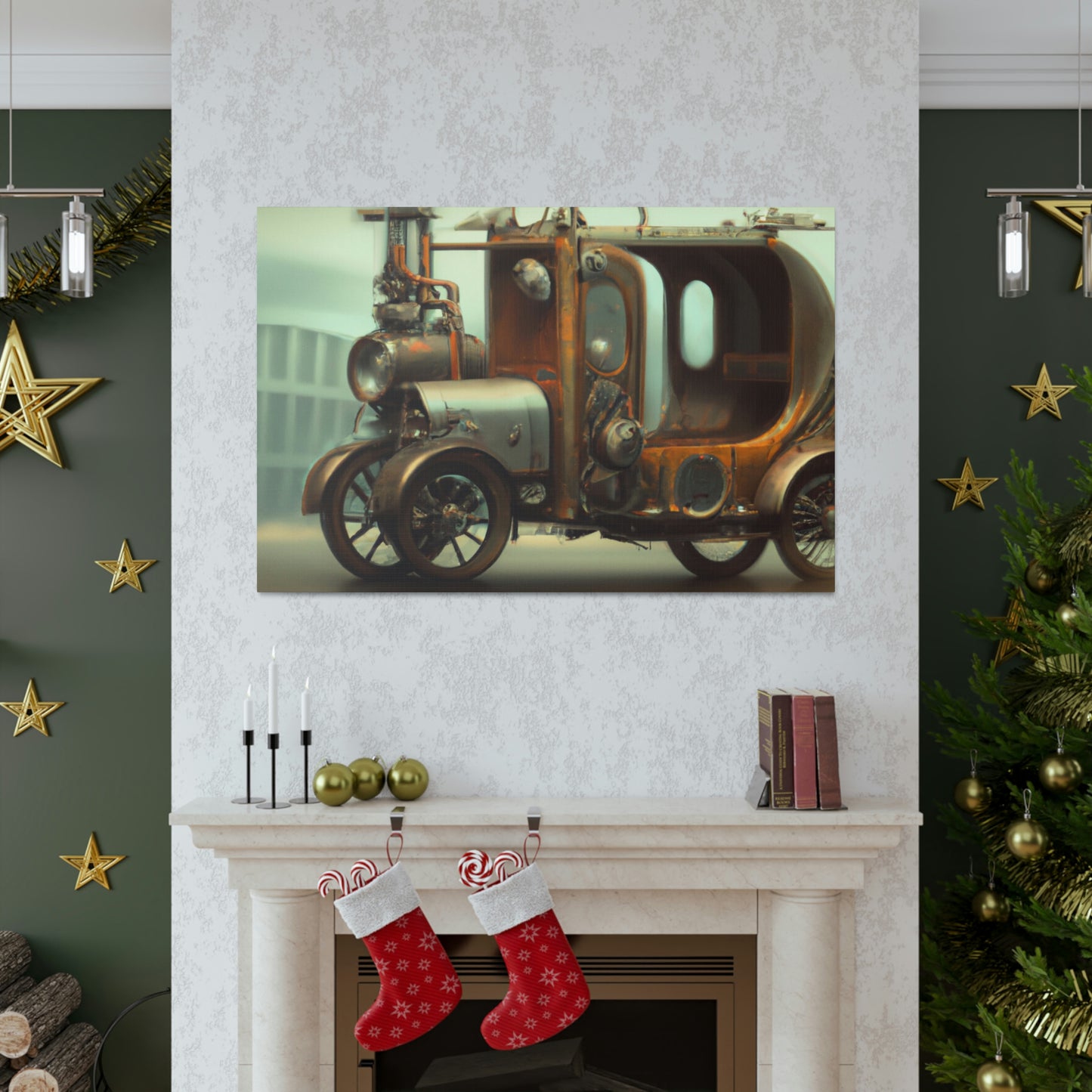 Steampunk Ride. - Canvas