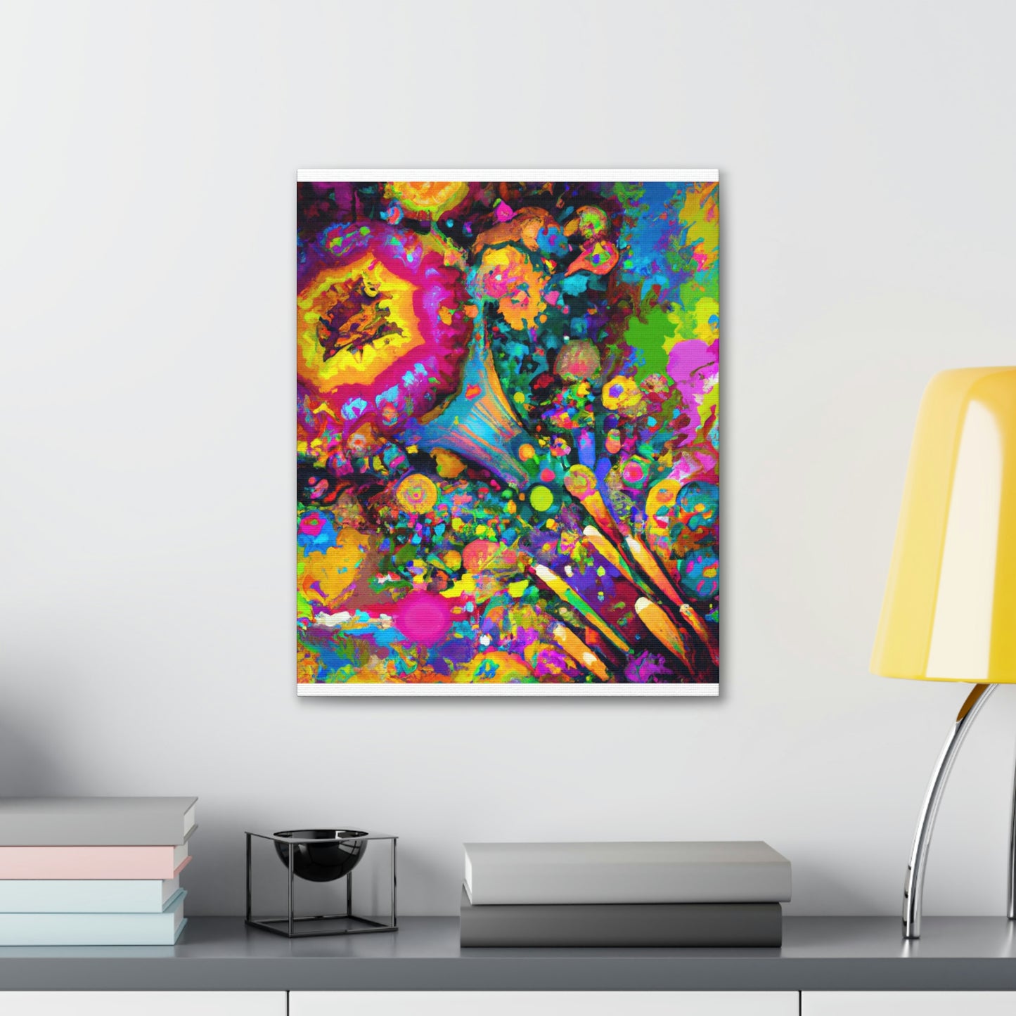 "Psychedelic Bloom" - Canvas
