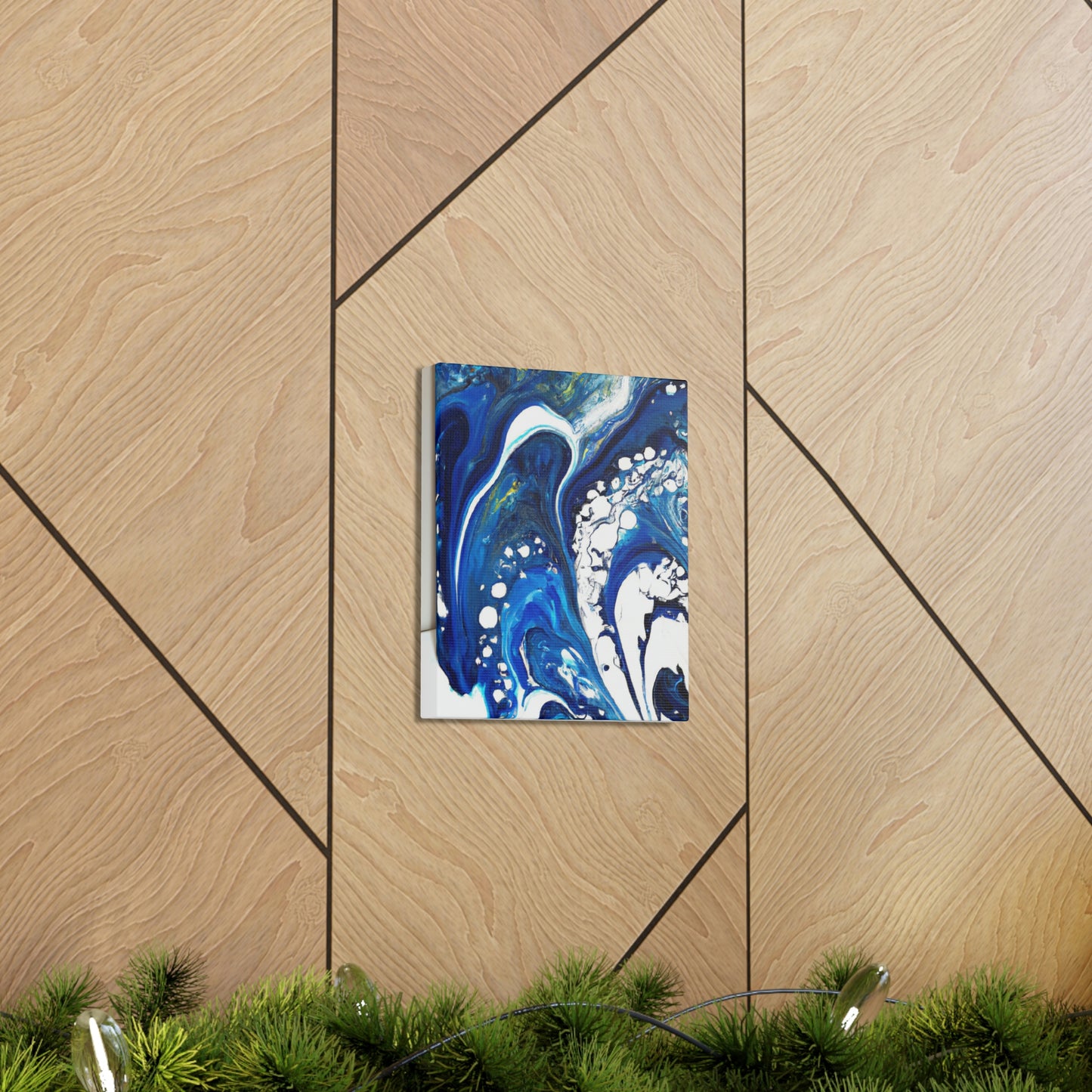 Aqua Drift - Canvas