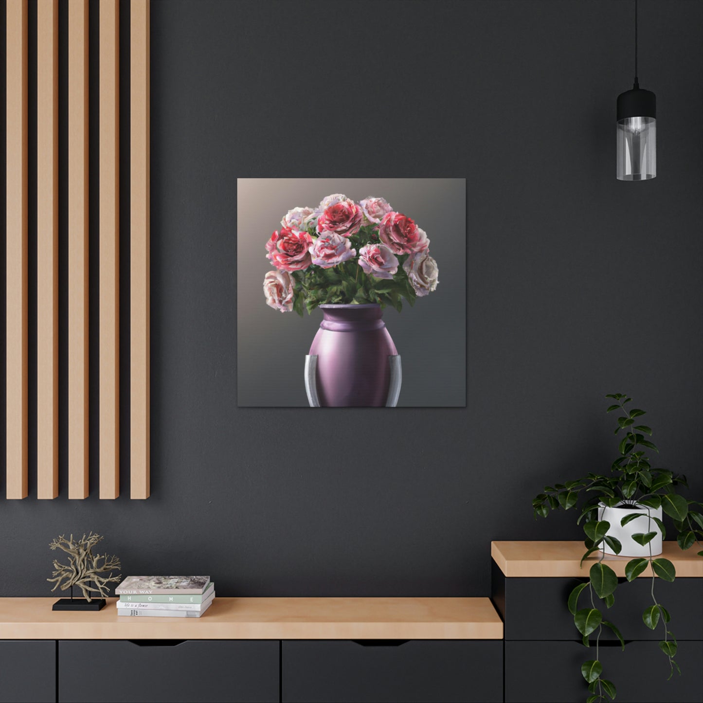 Floral Detail Bliss. - Canvas