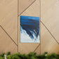 Blue Intricate Flux. - Canvas