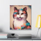 Kitty Blooms - Canvas