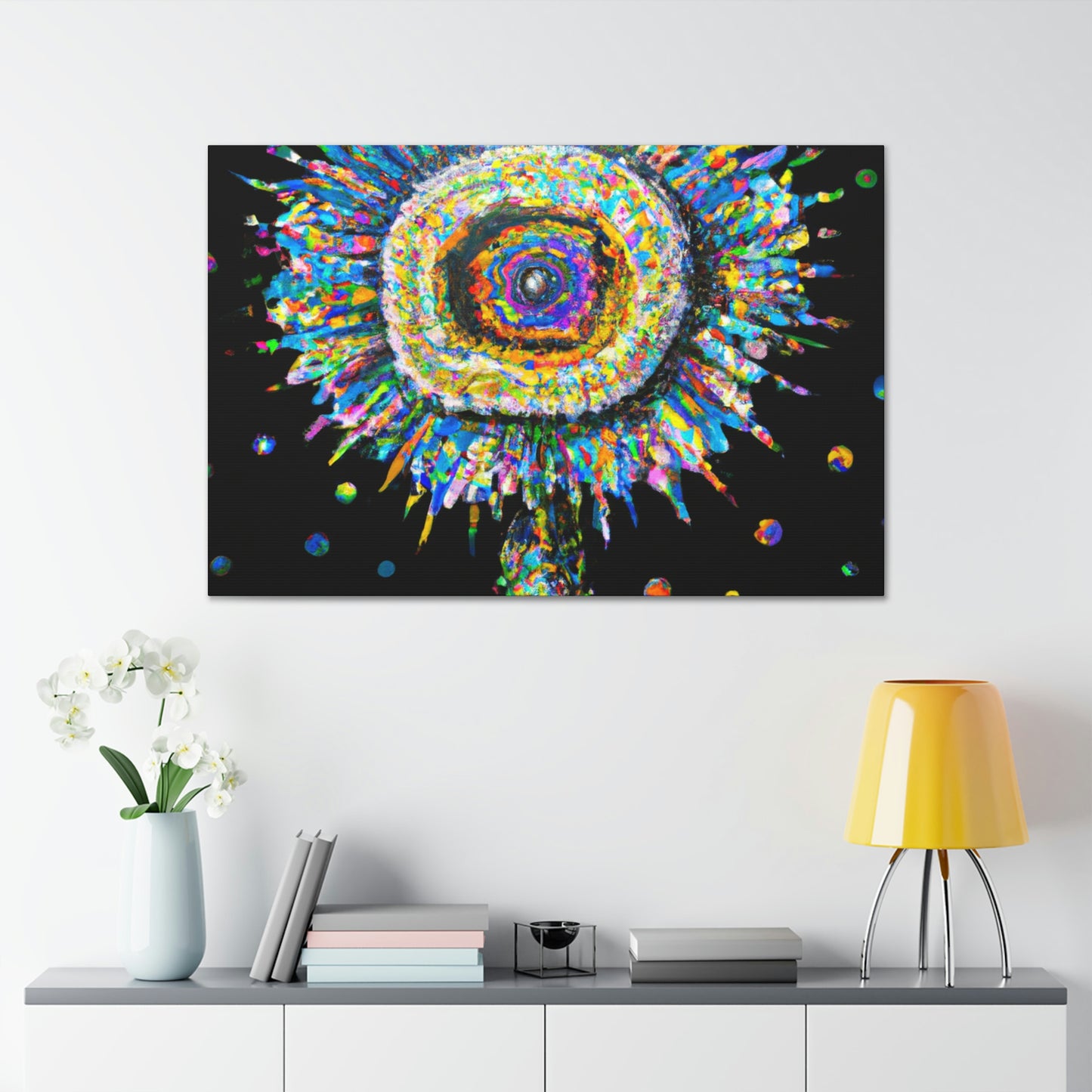 Tri-Bloom Blast - Canvas