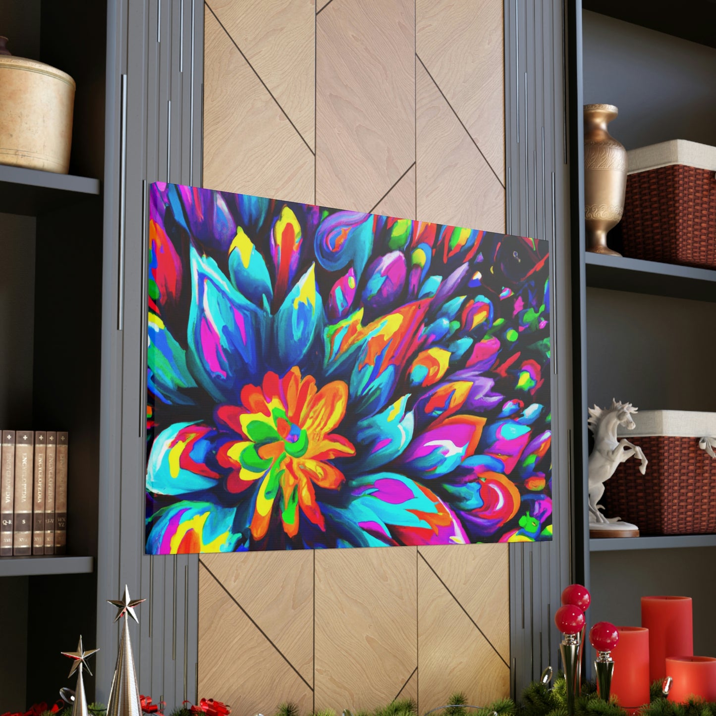 "Psychedelic Bloom" - Canvas