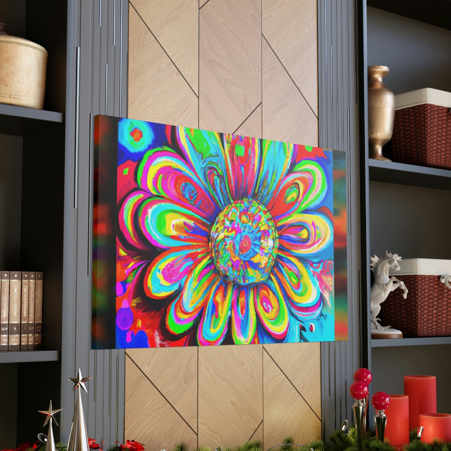 Vivid Bloom. - Canvas
