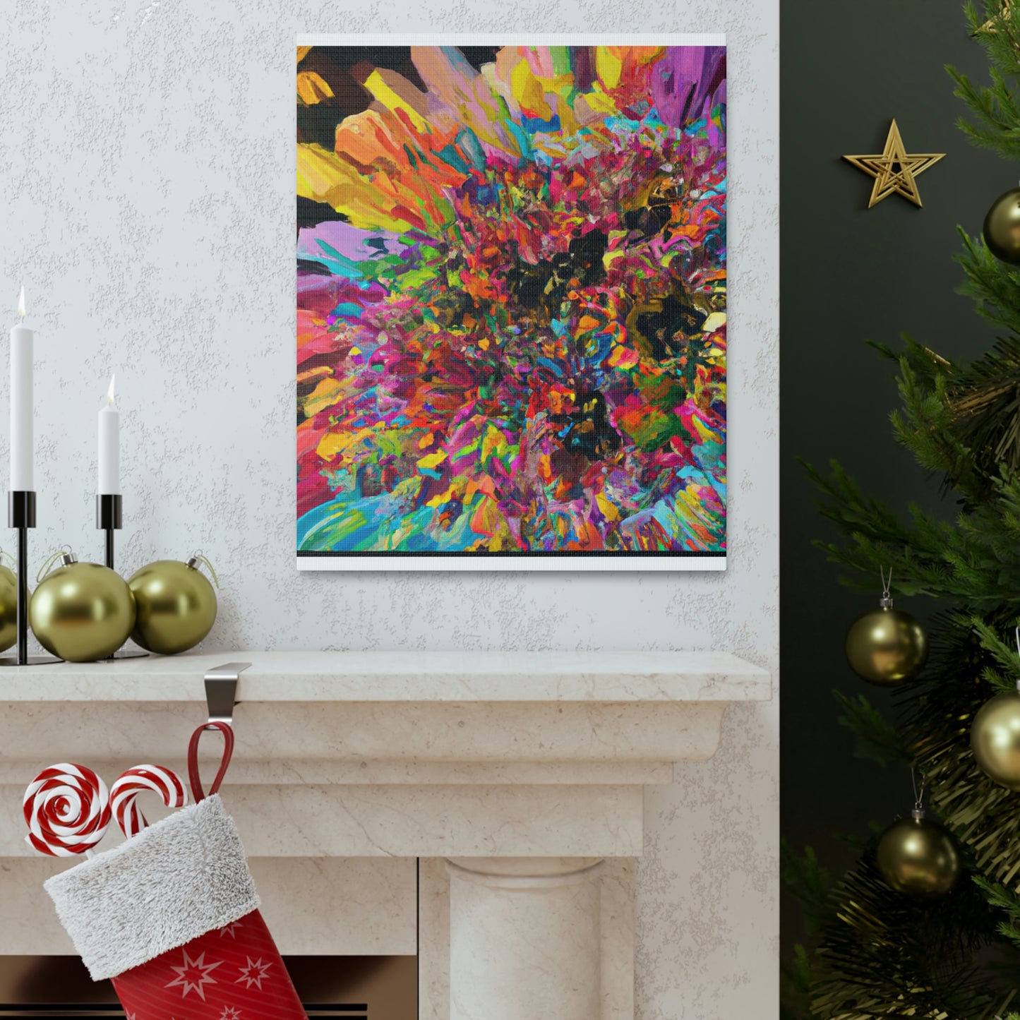 "Psychedelic Blossom" - Canvas
