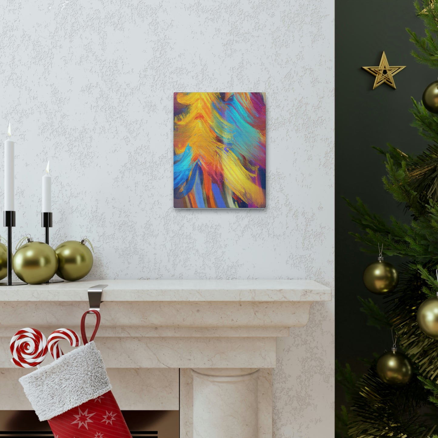Colorful Brush Cords. - Canvas