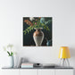 Fuschia Floral Finesse - Canvas