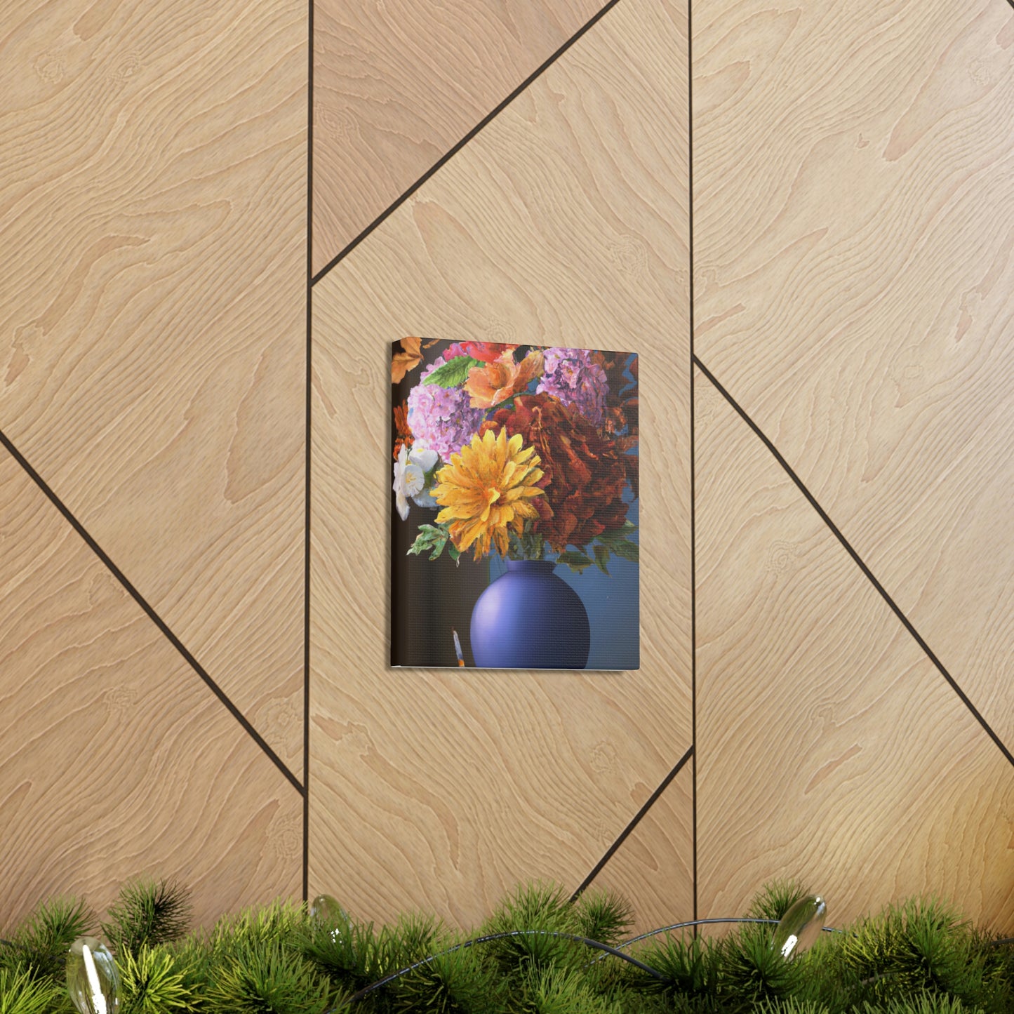 Floral Bloom Brilliance - Canvas