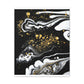 Golden Flow Fusion - Canvas