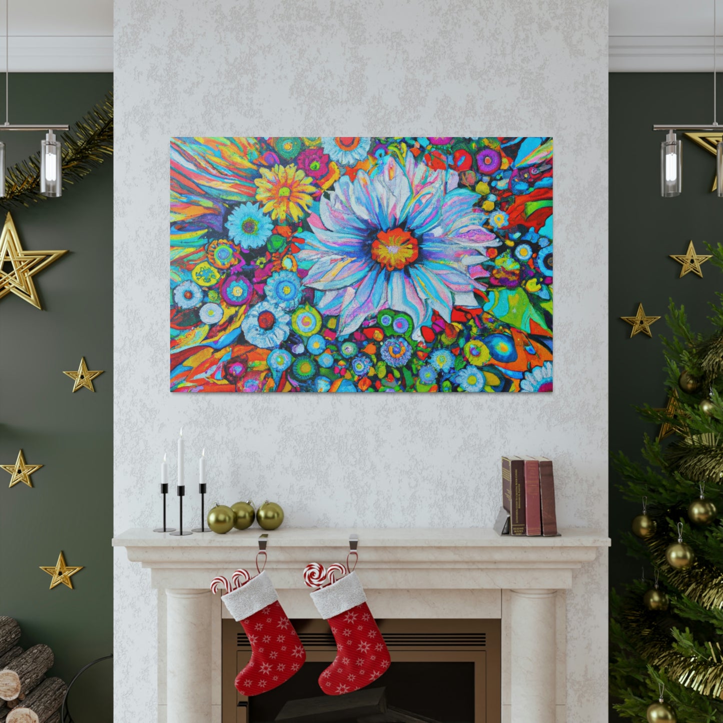 Vibrant Blooms. - Canvas