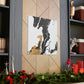 Midnight Gilded Bloom - Canvas