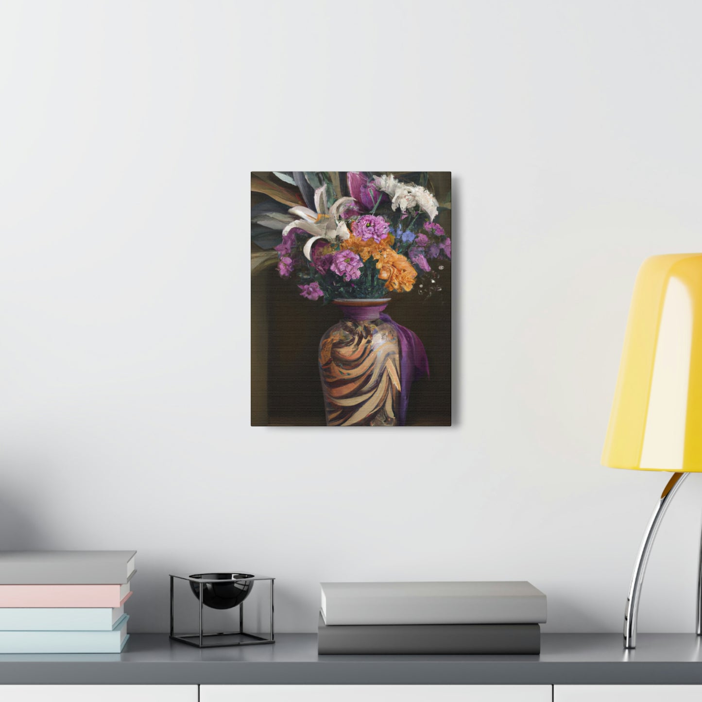 "Floral Fragility Bliss" - Canvas