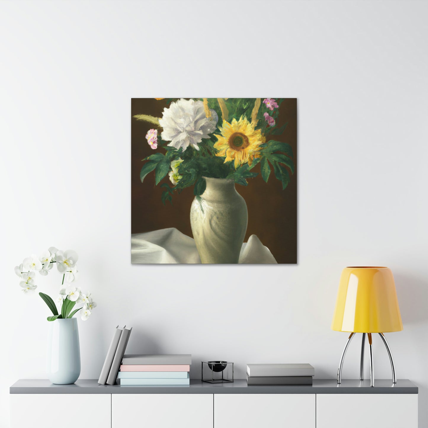 Floral Essence Glow. - Canvas