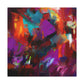 "Color Cascade" - Canvas
