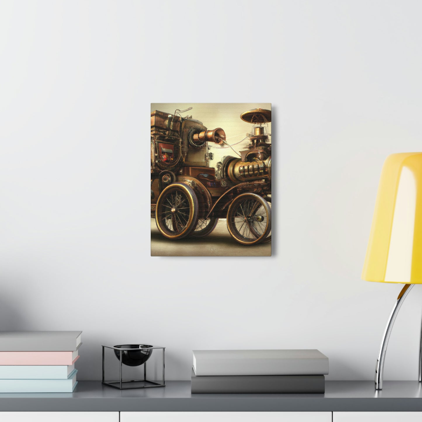 Steampunk Motor. - Canvas