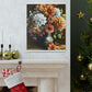 Floral Artistry Vase - Canvas