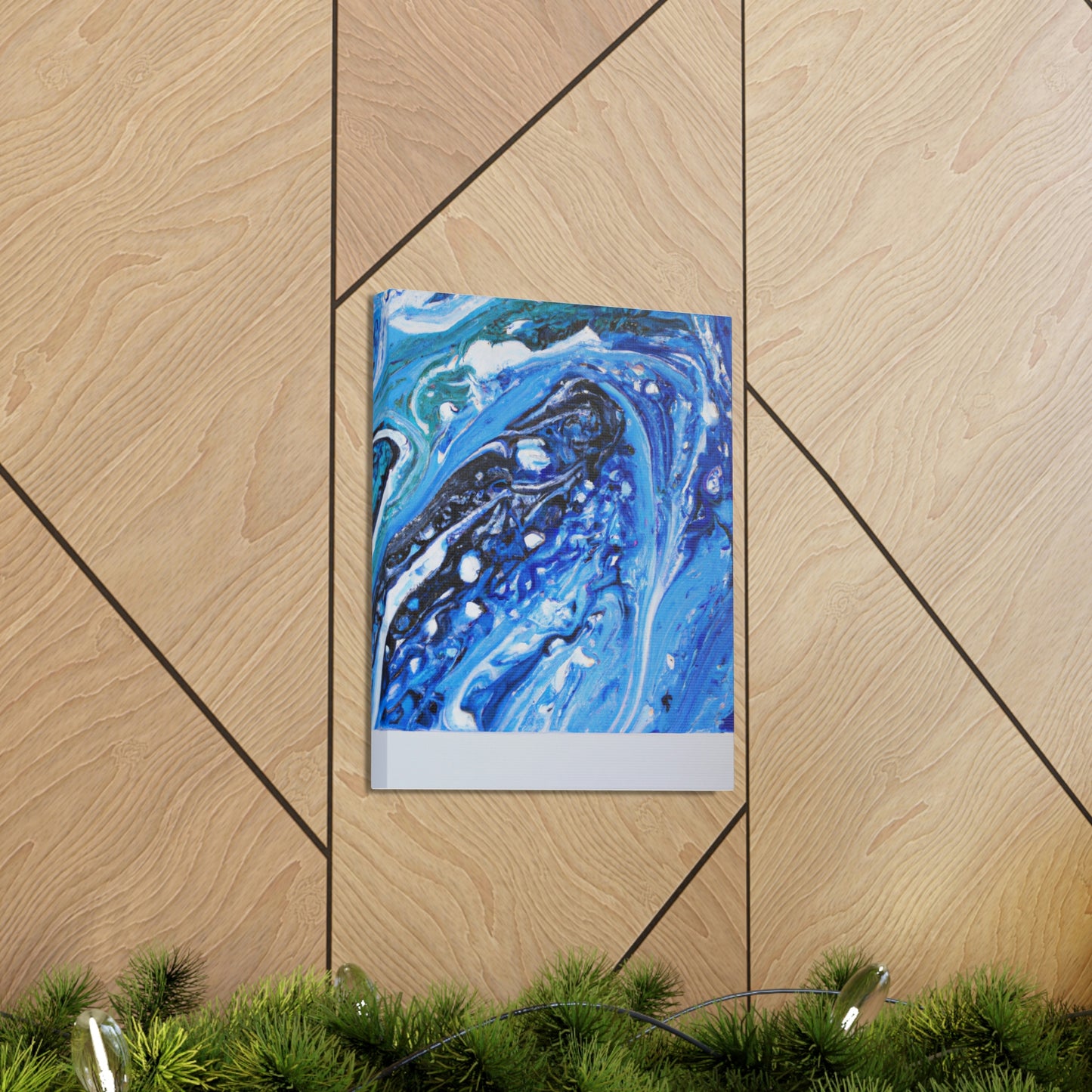 "Aqua Bliss" - Canvas
