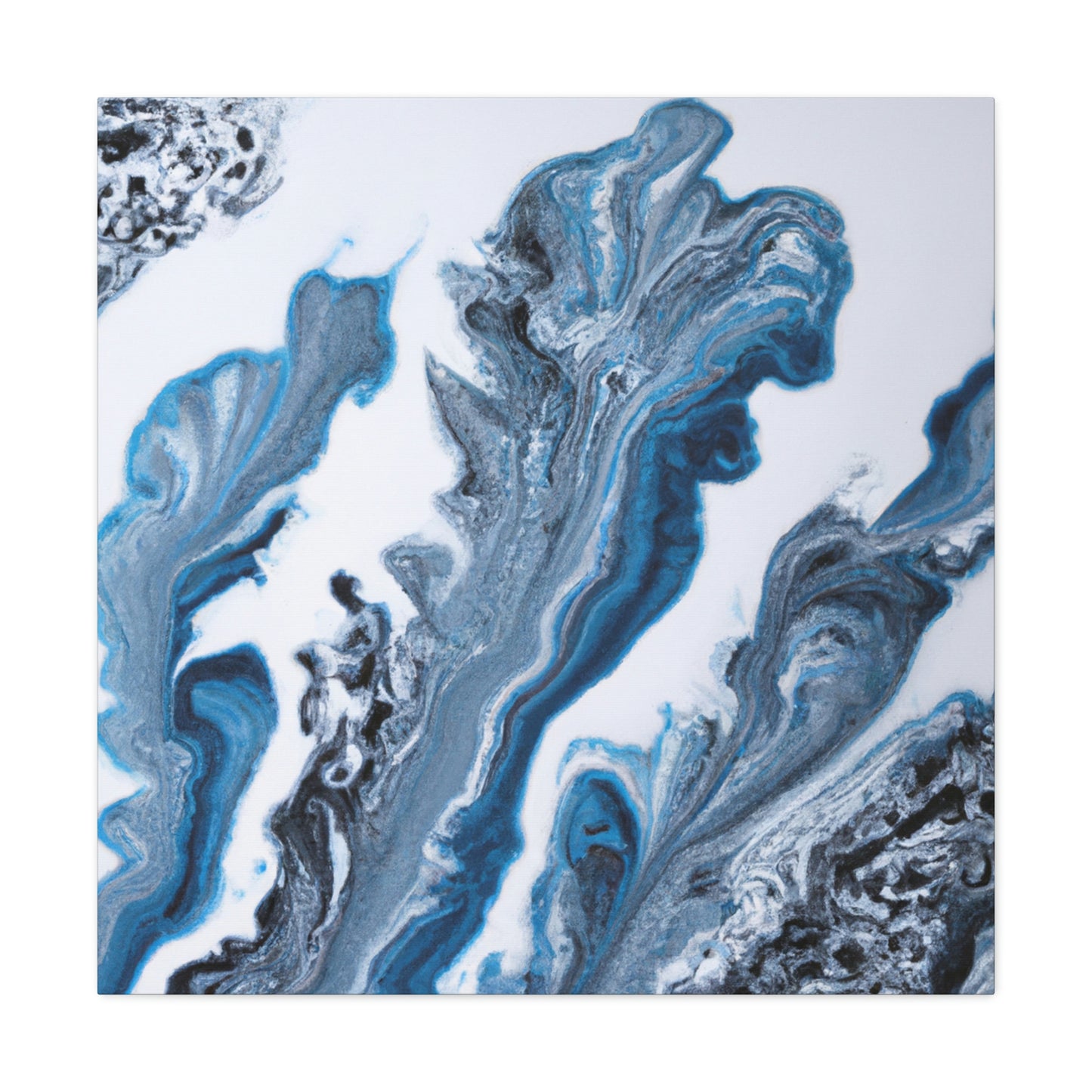 Blue Whirl - Canvas