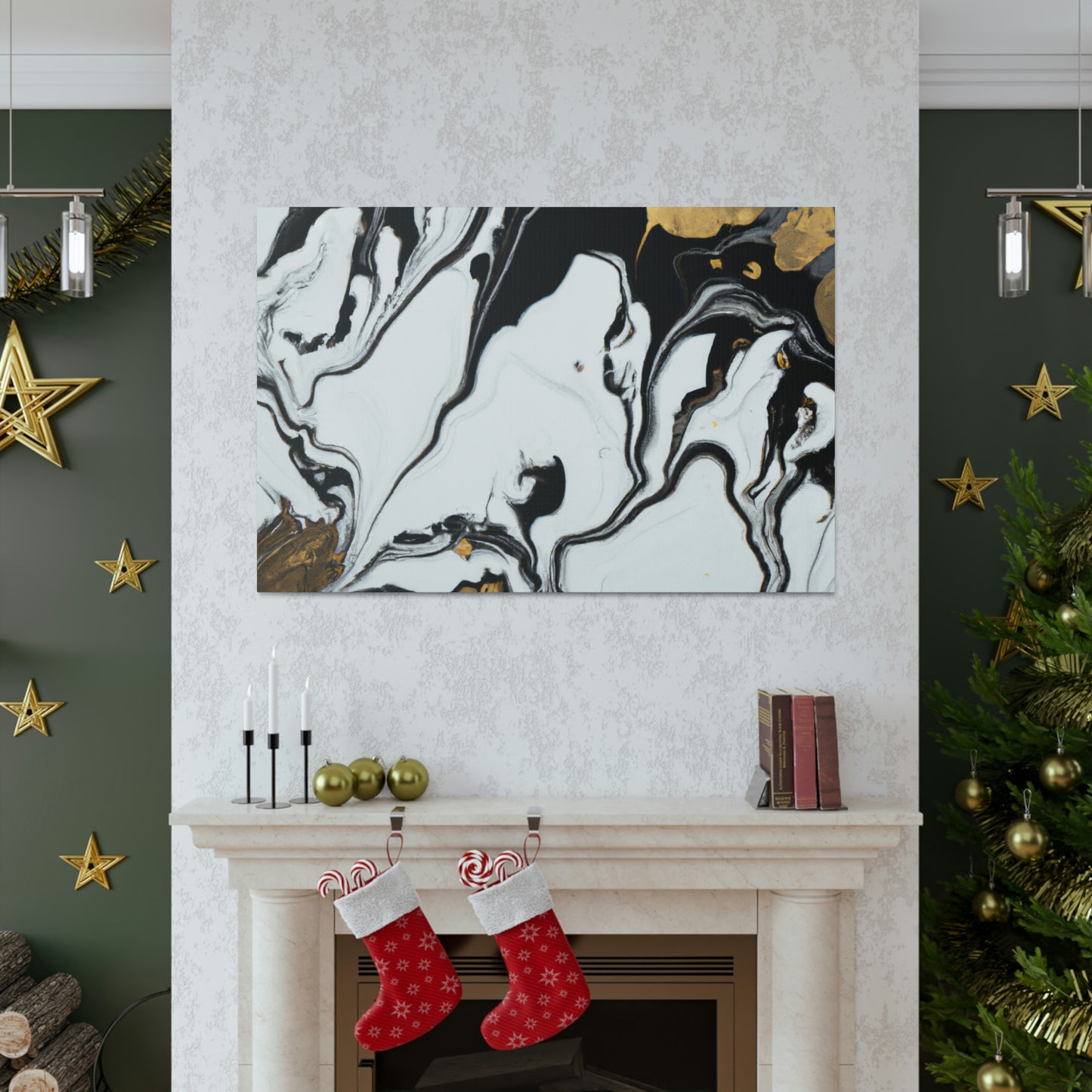 Gilded Liquid Luxe - Canvas