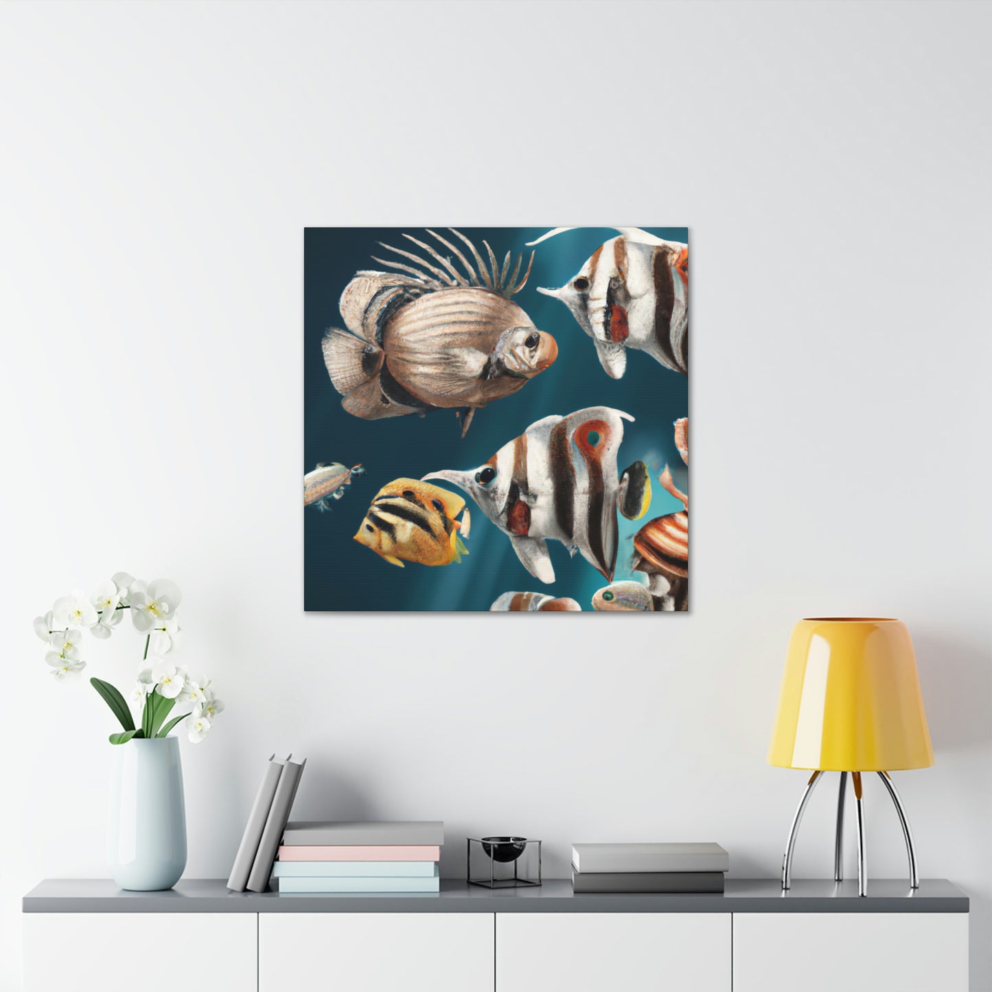 Oceanic Sea Life - Canvas
