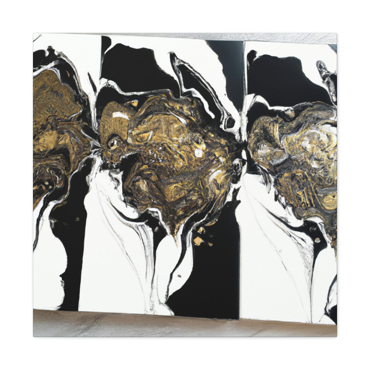 Cosmic Glitter Flow. - Canvas