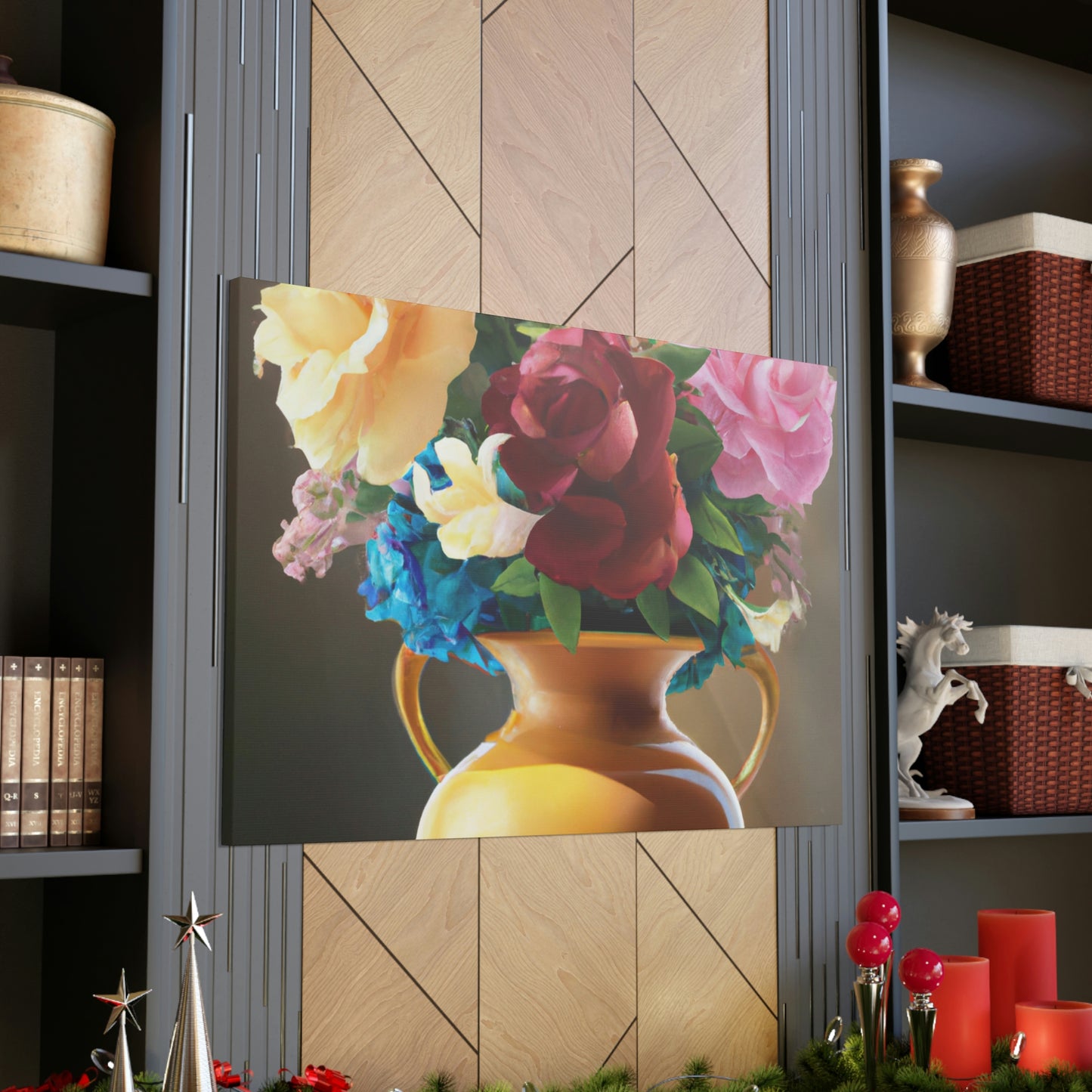 Vase Blossom Splendor - Canvas