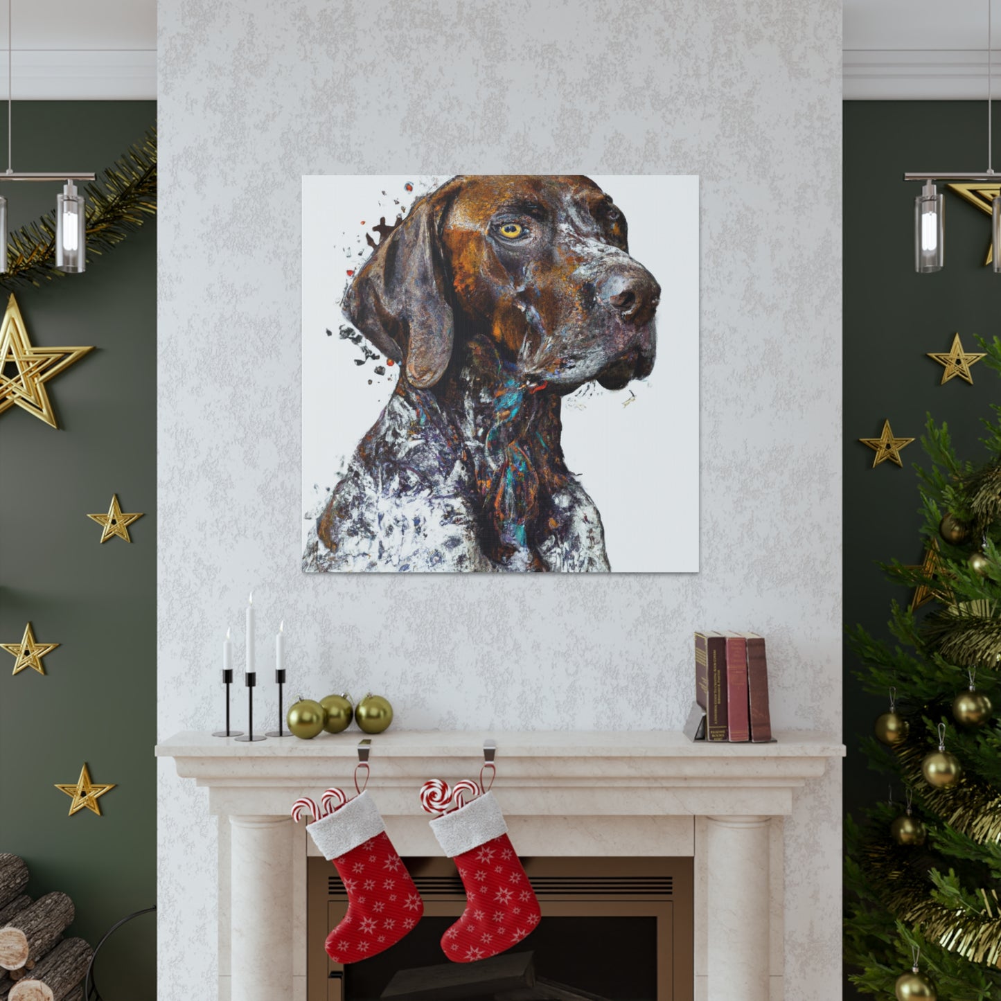 Furry Splendor. - Canvas