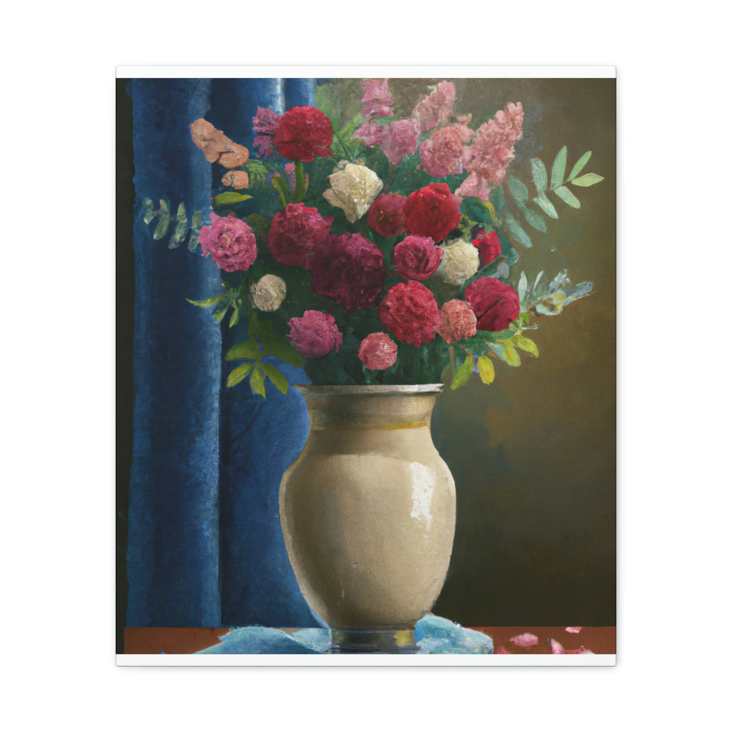 Floral Fantasia. - Canvas
