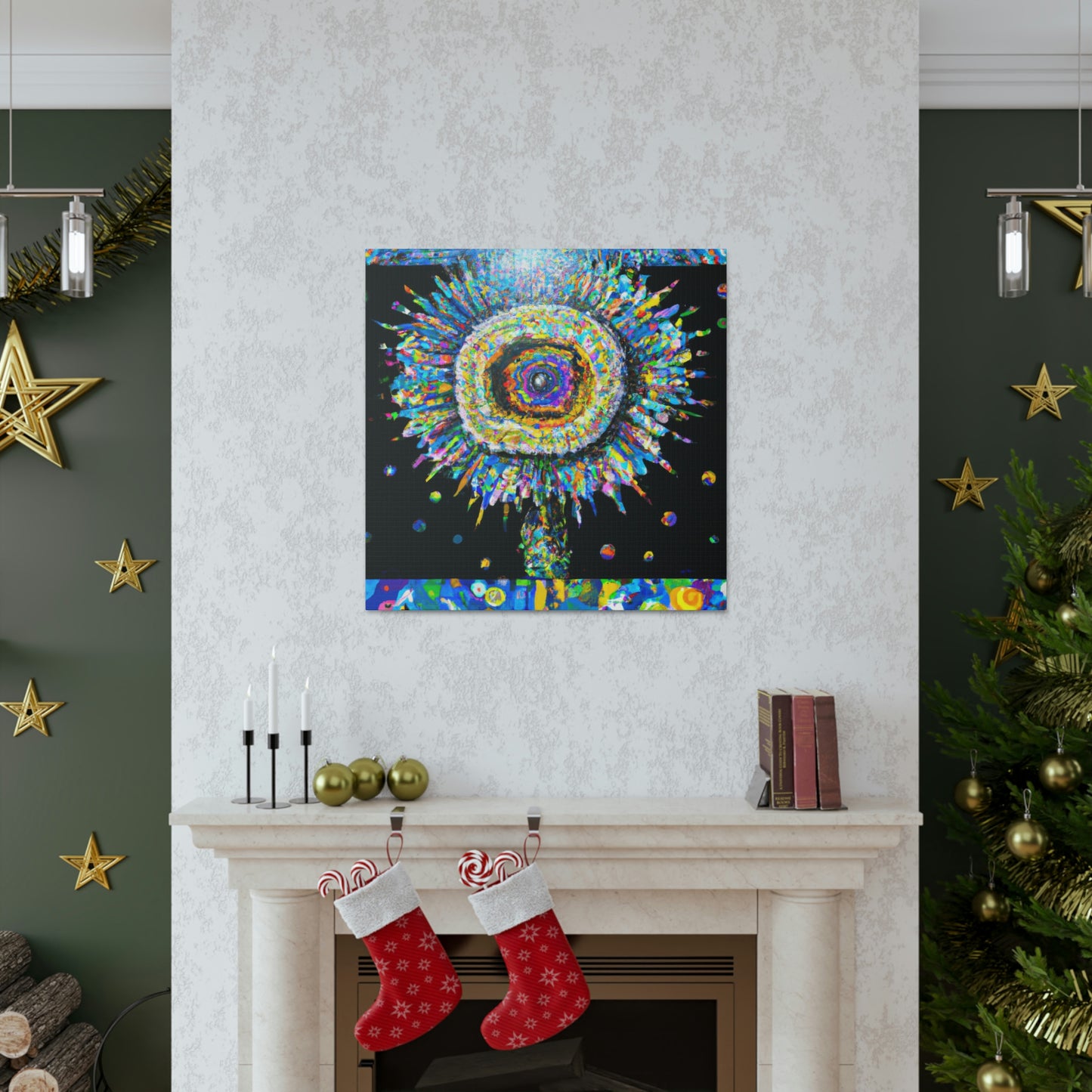Tri-Bloom Blast - Canvas